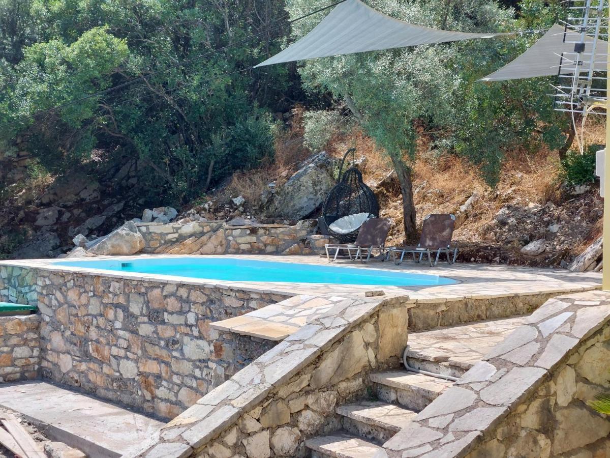 Villa Sunrise With Stunning Views And Private Pool Katokhórion Exterior foto